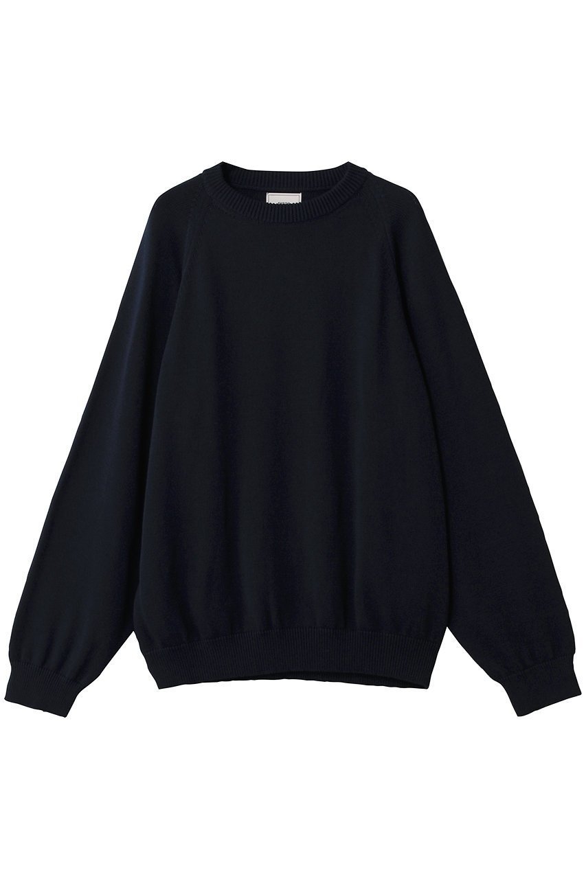 【エビコン/EVCON】の【UNISEX】COTTON KNIT CREW/クルーネックニット インテリア・キッズ・メンズ・レディースファッション・服の通販 founy(ファニー) 　ファッション　Fashion　レディースファッション　Fashion for Women　トップス・カットソー　Cut & Sew Tops　ニット　Knit Tops & Sweaters　カジュアルプルオーバー・ニットトップス　Pullovers & Knit Tops / Casual Pullovers　ユニセックス　Unisex, Genderless　スリーブ　Sleeve, Long Sleeve / Short Sleeve　ボトム　Bottoms, Lower Wear　新作・新入荷　New Arrivals / New In　NAVY|ID: prp329100004707961 ipo3291000000034004539