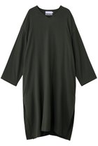 【グラフペーパー/Graphpaper】のExtra Fine Wool Viyella Caftan/カフタン・ワンピース グリーン|ID: prp329100004707963 ipo3291000000036134992