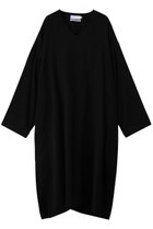 【グラフペーパー/Graphpaper】のExtra Fine Wool Viyella Caftan/カフタン・ワンピース ブラック|ID: prp329100004707963 ipo3291000000036134993