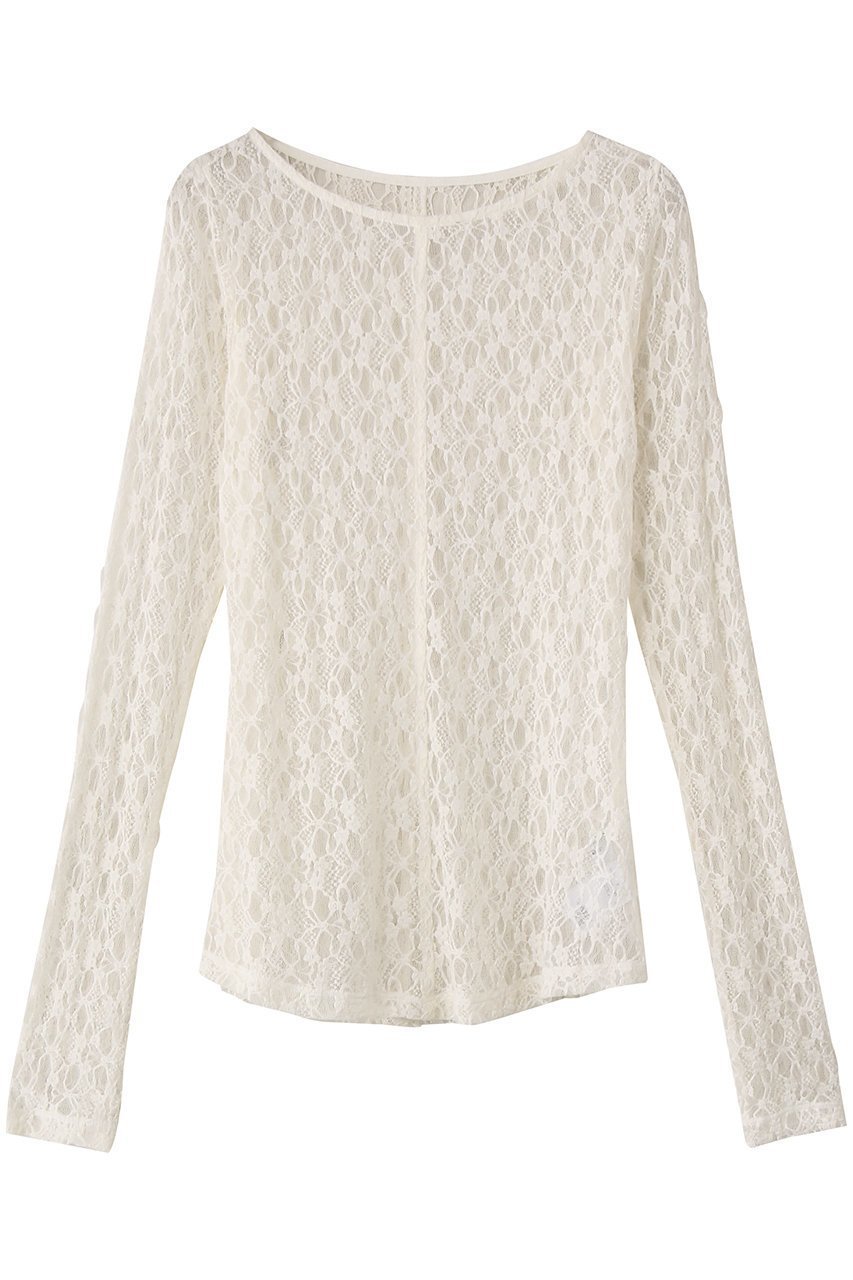 【マノフ/MANOF】の2WAY LACE TOPS/トップス インテリア・キッズ・メンズ・レディースファッション・服の通販 founy(ファニー) 　ファッション　Fashion　レディースファッション　Fashion for Women　トップス・カットソー　Cut & Sew Tops　シャツ・ブラウス・オフィスカジュアル　Elegant Blouses & Button-Ups　ロングTシャツ・Tシャツ　Longline T-Shirts & Tees　カットソー・ベーシックTシャツ　Cut-and-Sewn Tops / Stretch Tees & Basics　カットソー　Cut and Sewn Top　キャミソール　Camisole, Spaghetti Strap Top　ストレッチ　Stretch, Stretchy Fabric　スリーブ　Sleeve, Long Sleeve / Short Sleeve　レース　Lace, Lace Fabric　ロング　Long, Long-Length　新作・新入荷　New Arrivals / New In　WHITE|ID: prp329100004707964 ipo3291000000034004557