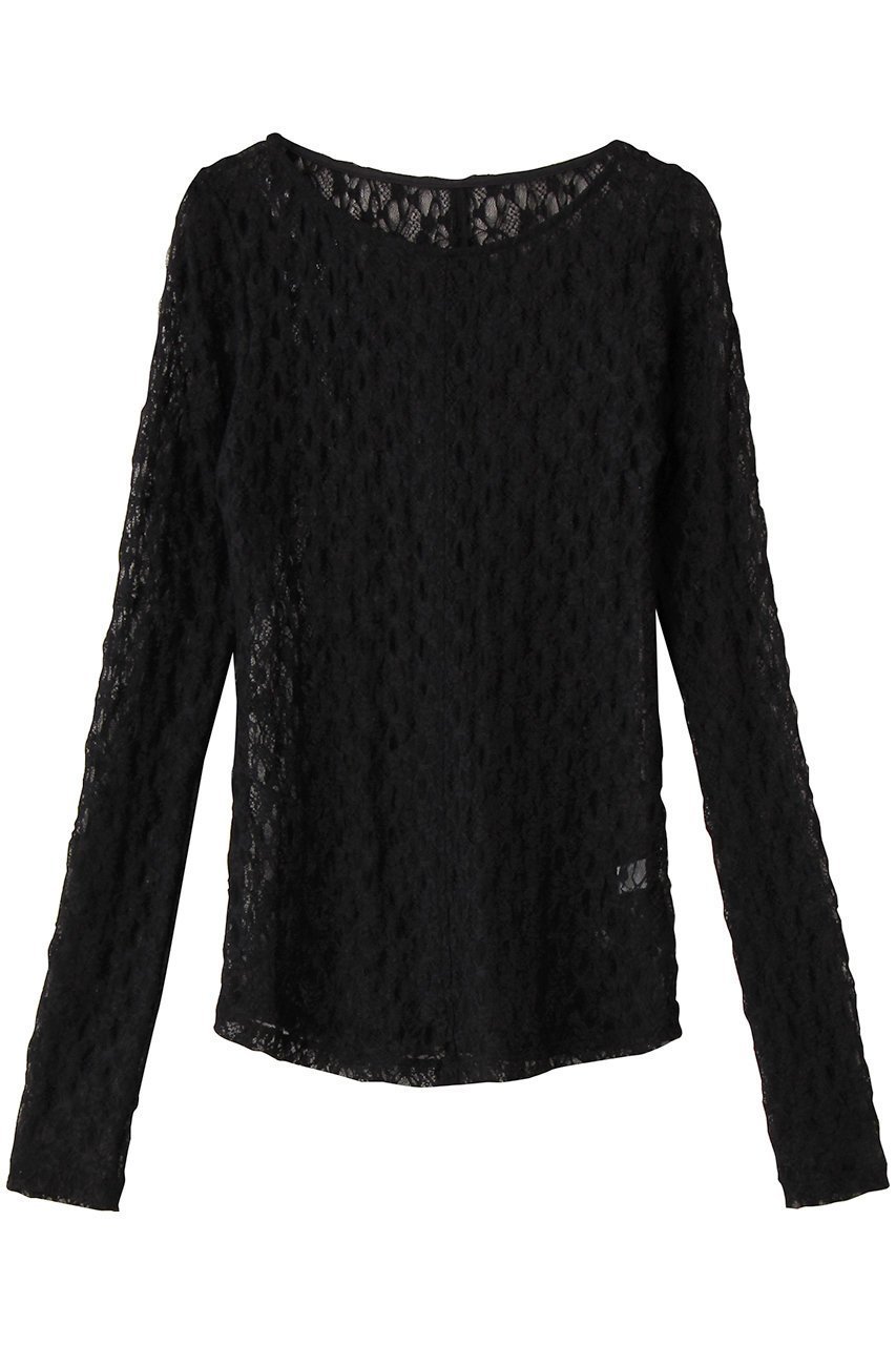 【マノフ/MANOF】の2WAY LACE TOPS/トップス インテリア・キッズ・メンズ・レディースファッション・服の通販 founy(ファニー) 　ファッション　Fashion　レディースファッション　Fashion for Women　トップス・カットソー　Cut & Sew Tops　シャツ・ブラウス・オフィスカジュアル　Elegant Blouses & Button-Ups　ロングTシャツ・Tシャツ　Longline T-Shirts & Tees　カットソー・ベーシックTシャツ　Cut-and-Sewn Tops / Stretch Tees & Basics　カットソー　Cut and Sewn Top　キャミソール　Camisole, Spaghetti Strap Top　ストレッチ　Stretch, Stretchy Fabric　スリーブ　Sleeve, Long Sleeve / Short Sleeve　レース　Lace, Lace Fabric　ロング　Long, Long-Length　新作・新入荷　New Arrivals / New In　BLACK|ID: prp329100004707964 ipo3291000000034004558