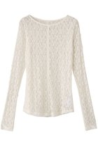 【マノフ/MANOF】の2WAY LACE TOPS/トップス WHITE|ID:prp329100004707964