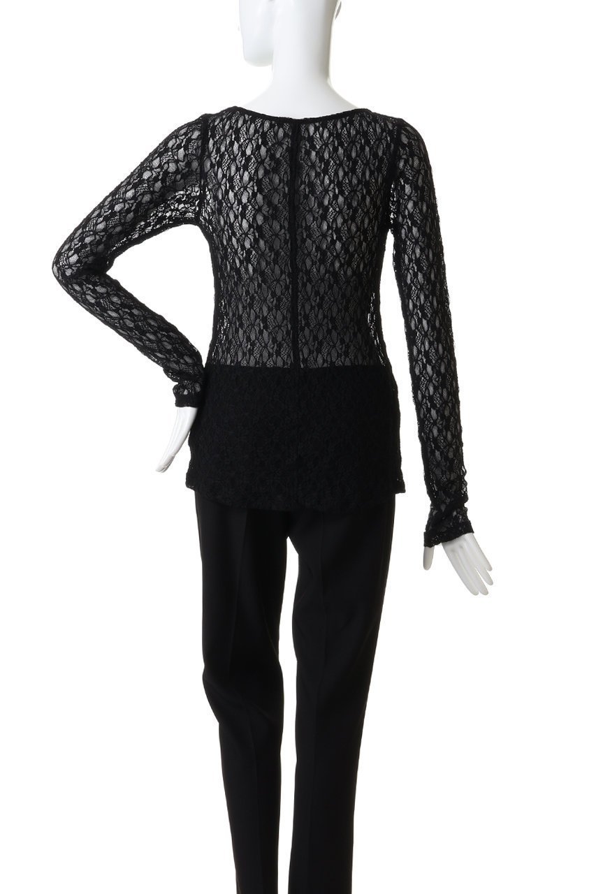 【マノフ/MANOF】の2WAY LACE TOPS/トップス 人気、トレンドファッション・服の通販 founy(ファニー) 　ファッション　Fashion　レディースファッション　Fashion for Women　トップス・カットソー　Cut & Sew Tops　シャツ・ブラウス・オフィスカジュアル　Elegant Blouses & Button-Ups　ロングTシャツ・Tシャツ　Longline T-Shirts & Tees　カットソー・ベーシックTシャツ　Cut-and-Sewn Tops / Stretch Tees & Basics　カットソー　Cut and Sewn Top　キャミソール　Camisole, Spaghetti Strap Top　ストレッチ　Stretch, Stretchy Fabric　スリーブ　Sleeve, Long Sleeve / Short Sleeve　レース　Lace, Lace Fabric　ロング　Long, Long-Length　other-4|ID: prp329100004707964 ipo3291000000035512586