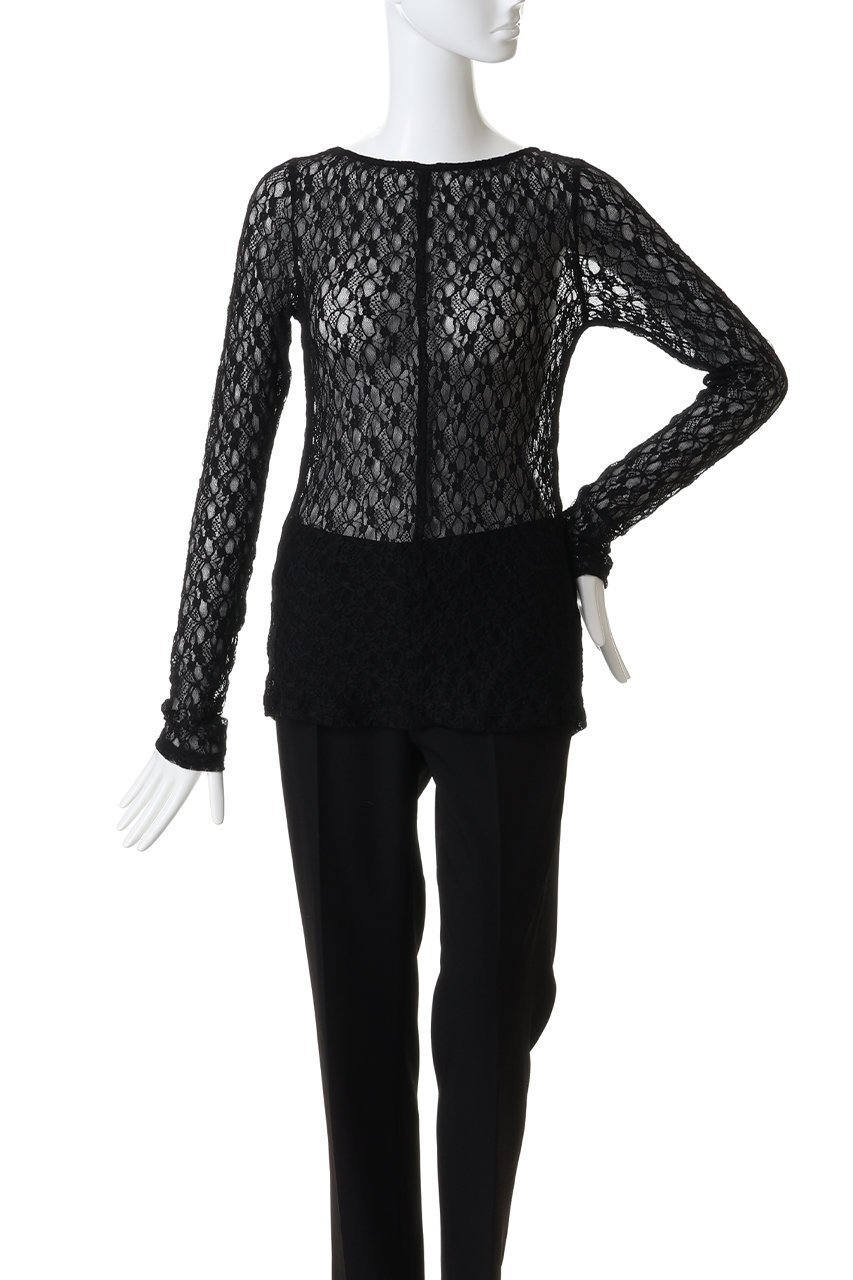 【マノフ/MANOF】の2WAY LACE TOPS/トップス 人気、トレンドファッション・服の通販 founy(ファニー) 　ファッション　Fashion　レディースファッション　Fashion for Women　トップス・カットソー　Cut & Sew Tops　シャツ・ブラウス・オフィスカジュアル　Elegant Blouses & Button-Ups　ロングTシャツ・Tシャツ　Longline T-Shirts & Tees　カットソー・ベーシックTシャツ　Cut-and-Sewn Tops / Stretch Tees & Basics　カットソー　Cut and Sewn Top　キャミソール　Camisole, Spaghetti Strap Top　ストレッチ　Stretch, Stretchy Fabric　スリーブ　Sleeve, Long Sleeve / Short Sleeve　レース　Lace, Lace Fabric　ロング　Long, Long-Length　other-6|ID: prp329100004707964 ipo3291000000035512588