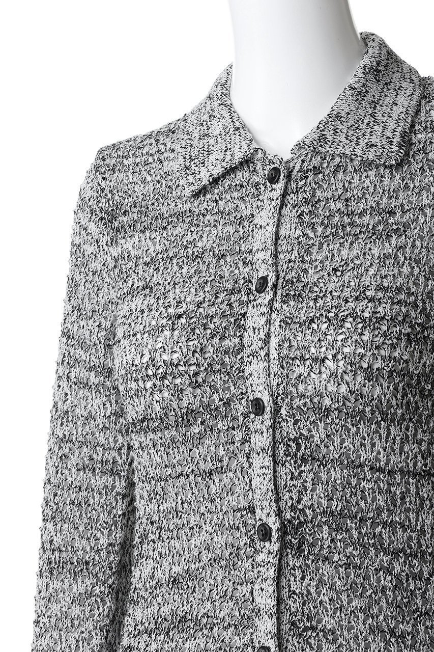 【マノフ/MANOF】のOPENWORK KNIT CARDIGAN カーディガン 人気、トレンドファッション・服の通販 founy(ファニー) 　ファッション　Fashion　レディースファッション　Fashion for Women　トップス・カットソー　Cut & Sew Tops　ニット　Knit Tops & Sweaters　カーディガン・羽織り　Layered Style Cardigans　カーディガン　Cardigan, Knitwear　コンパクト　Compact, Small Size　スリット　Slit, Slit Detail　エレガント 上品　Elegant　新作・新入荷　New Arrivals / New In　透かし　Cut-Out, Lacework　other-5|ID: prp329100004707966 ipo3291000000034004577
