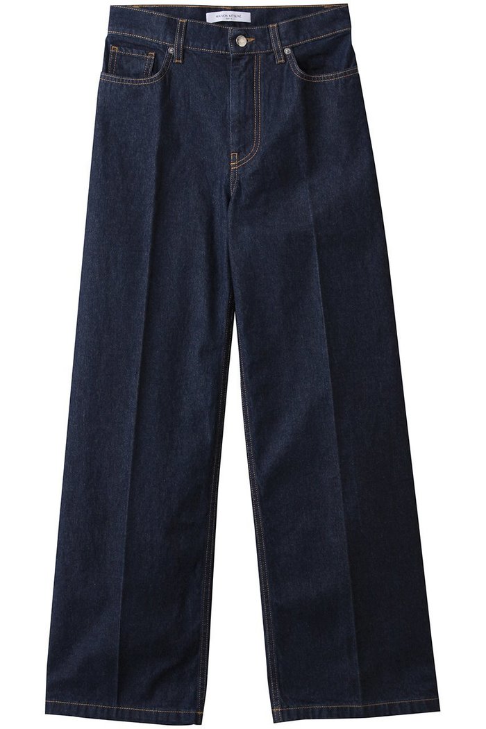 【メゾン キツネ/MAISON KITSUNE】のワイド レッグ ジーンズ インテリア・キッズ・メンズ・レディースファッション・服の通販 founy(ファニー) https://founy.com/ ファッション Fashion レディースファッション Fashion for Women パンツ Pants & Trousers デニムパンツ・ジーンズ・美脚デニム Denim Jeans & Pants おすすめ Recommended / Our Picks カットソー Cut and Sewn Top ジーンズ Jeans, Denim Pants デニム Denim, Jeans Material フレア Flare, Flared モダン Modern, Contemporary ワイド Wide, Wide Fit |ID: prp329100004707969 ipo3291000000036134998