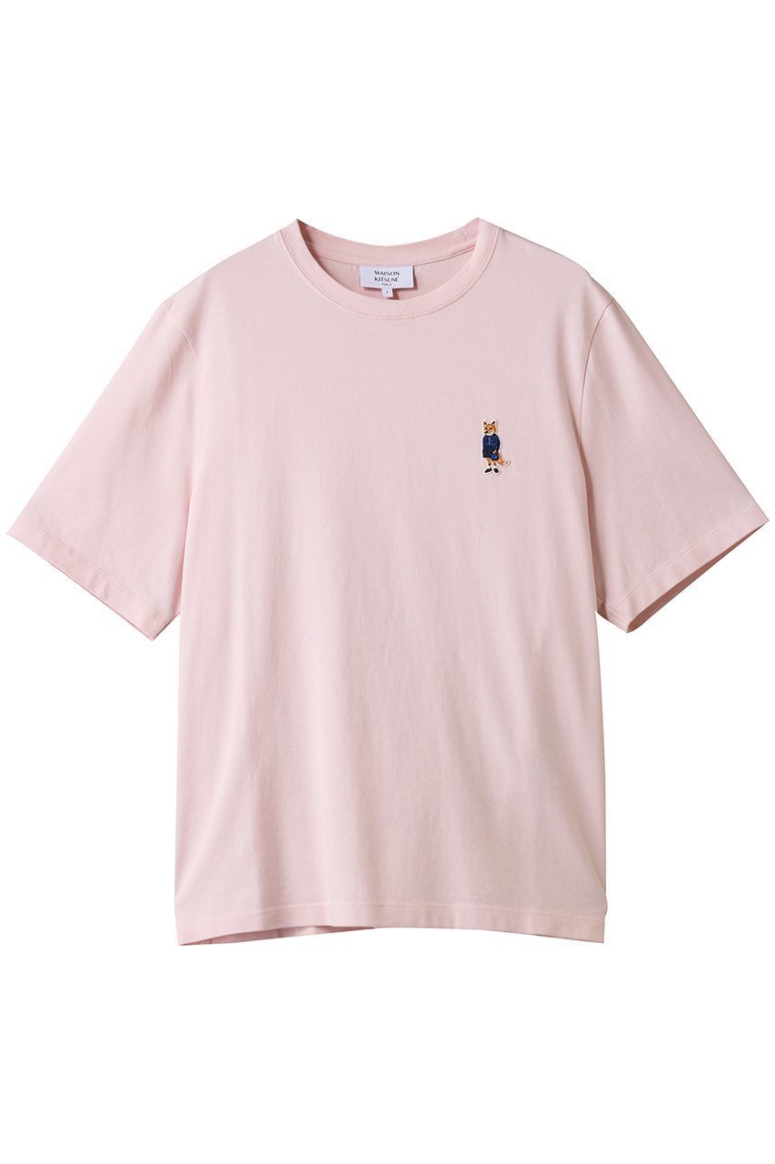 【メゾン キツネ/MAISON KITSUNE】のDRESSED FOX コンフォート Tシャツ インテリア・キッズ・メンズ・レディースファッション・服の通販 founy(ファニー) 　ファッション　Fashion　レディースファッション　Fashion for Women　トップス・カットソー　Cut & Sew Tops　シャツ・ブラウス・オフィスカジュアル　Elegant Blouses & Button-Ups　ロングTシャツ・Tシャツ　Longline T-Shirts & Tees　カットソー・ベーシックTシャツ　Cut-and-Sewn Tops / Stretch Tees & Basics　ワンピース　Dresses　フォーマル・パーティードレス・結婚式用ドレス　Elegant & Casual Dresses　おすすめ　Recommended / Our Picks　インナー　Innerwear　カーディガン　Cardigan, Knitwear　ショート　Short, Short Length　ジャケット　Jacket, Outerwear　スリーブ　Sleeve, Long Sleeve / Short Sleeve　フォックス　Fox, Fox Fur　新作・新入荷　New Arrivals / New In　ペイルローズ|ID: prp329100004707970 ipo3291000000034004603