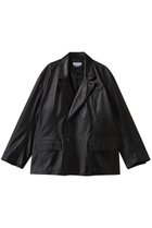 【メゾンスペシャル/MAISON SPECIAL】の【UNISEX】SHEEPレザーピークドラペルセミダブルジャケト BLK(ブラック)|ID: prp329100004707977 ipo3291000000036135005