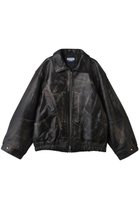 【メゾンスペシャル/MAISON SPECIAL】の【UNISEX】SHEEPレザースタンドブルゾン D.BLK(ブラック)|ID: prp329100004707979 ipo3291000000036885573