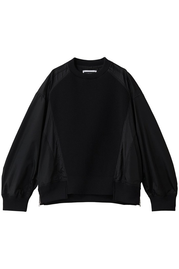 【メゾンスペシャル/MAISON SPECIAL】の【UNISEX】コンビネーションプルオーバーニット インテリア・キッズ・メンズ・レディースファッション・服の通販 founy(ファニー) https://founy.com/ ファッション Fashion レディースファッション Fashion for Women トップス・カットソー Cut & Sew Tops ニット Knit Tops & Sweaters カジュアルプルオーバー・ニットトップス Pullovers & Knit Tops / Casual Pullovers ユニセックス Unisex, Genderless コンビ Combo, Combination Style ショルダー Shoulder, Shoulder Strap スポーティ Sporty, Casual Athletic デニム Denim, Jeans Material ドロップ Drop Shoulder, Dropped Style フレア Flare, Flared 新作・新入荷 New Arrivals / New In |ID: prp329100004707981 ipo3291000000034004675