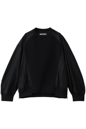 【メゾンスペシャル/MAISON SPECIAL】 【UNISEX】コンビネーションプルオーバーニット人気、トレンドファッション・服の通販 founy(ファニー) ファッション Fashion レディースファッション Fashion for Women トップス・カットソー Cut & Sew Tops ニット Knit Tops & Sweaters カジュアルプルオーバー・ニットトップス Pullovers & Knit Tops / Casual Pullovers ユニセックス Unisex, Genderless コンビ Combo, Combination Style ショルダー Shoulder, Shoulder Strap スポーティ Sporty, Casual Athletic デニム Denim, Jeans Material ドロップ Drop Shoulder, Dropped Style フレア Flare, Flared 新作・新入荷 New Arrivals / New In |ID:prp329100004707981
