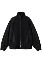 【メゾンスペシャル/MAISON SPECIAL】の【UNISEX】ニットコンビドライバーズニットブルゾン BLK(ブラック)|ID: prp329100004707985 ipo3291000000034004701