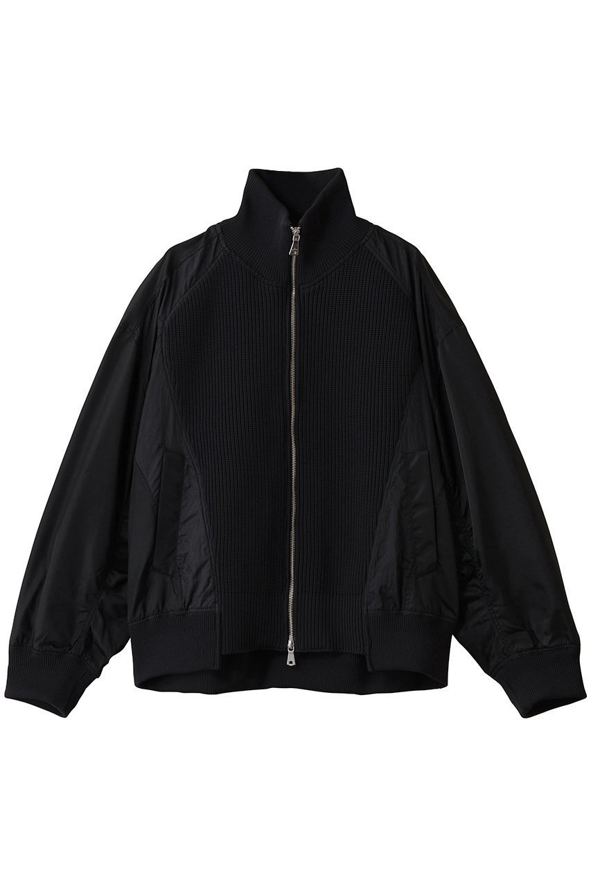 【メゾンスペシャル/MAISON SPECIAL】の【UNISEX】ニットコンビドライバーズニットブルゾン インテリア・キッズ・メンズ・レディースファッション・服の通販 founy(ファニー) 　ファッション　Fashion　レディースファッション　Fashion for Women　トップス・カットソー　Cut & Sew Tops　ニット　Knit Tops & Sweaters　カーディガン・羽織り　Layered Style Cardigans　ユニセックス　Unisex, Genderless　カーディガン　Cardigan, Knitwear　コンビ　Combo, Combination Style　ショルダー　Shoulder, Shoulder Strap　スポーティ　Sporty, Casual Athletic　ドロップ　Drop Shoulder, Dropped Style　フェミニン　Feminine, Girly　ブルゾン　Blouson, Bomber Jacket　新作・新入荷　New Arrivals / New In　BLK(ブラック)|ID: prp329100004707985 ipo3291000000034004701