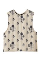 【ミズイロ インド/mizuiro ind】の2way print quitting vest ベスト 人気、トレンドファッション・服の通販 founy(ファニー) ファッション Fashion レディースファッション Fashion for Women アウター Coat / Outerwear Collection レディースジャケット・軽アウター Jackets シンプル Simple, Minimal ジャケット Jacket, Outerwear ストライプ Stripe, Striped Pattern フェミニン Feminine, Girly フラワー Flower, Floral ベスト Vest, Waistcoat モノトーン Monotone, Black and White 新作・新入荷 New Arrivals / New In |ID:prp329100004707992