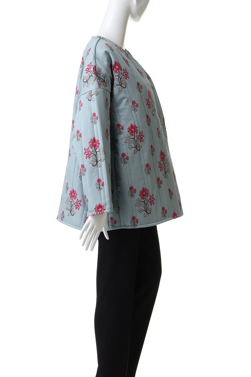 【ミズイロ インド/mizuiro ind】のprint quitting JK ジャケット 人気、トレンドファッション・服の通販 founy(ファニー) 　ファッション　Fashion　レディースファッション　Fashion for Women　アウター　Coat / Outerwear Collection　レディースジャケット・軽アウター　Jackets　キルティング　Quilted, Quilting　シンプル　Simple, Minimal　ジャケット　Jacket, Outerwear　ストライプ　Stripe, Striped Pattern　フラワー　Flower, Floral　モノトーン　Monotone, Black and White　新作・新入荷　New Arrivals / New In　other-3|ID: prp329100004707994 ipo3291000000034004775