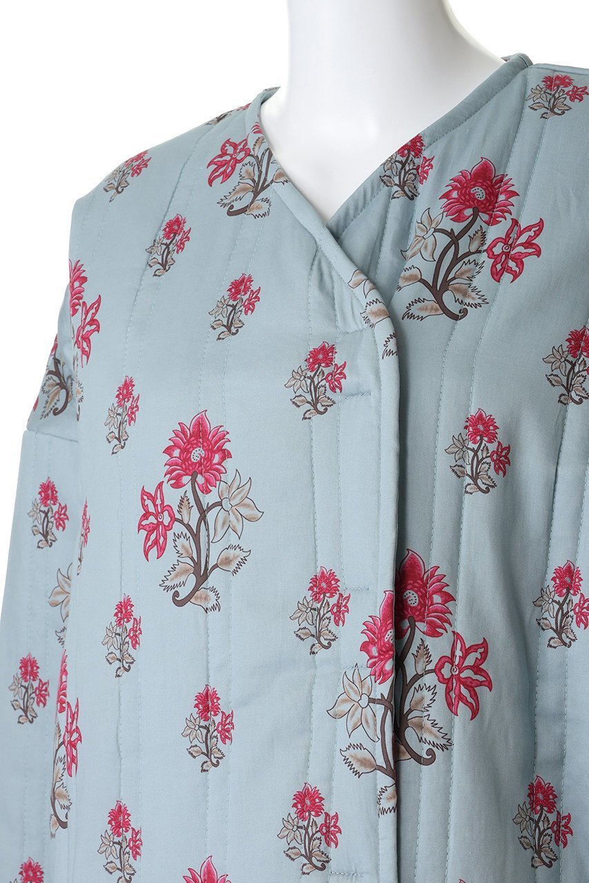【ミズイロ インド/mizuiro ind】のprint quitting JK ジャケット 人気、トレンドファッション・服の通販 founy(ファニー) 　ファッション　Fashion　レディースファッション　Fashion for Women　アウター　Coat / Outerwear Collection　レディースジャケット・軽アウター　Jackets　キルティング　Quilted, Quilting　シンプル　Simple, Minimal　ジャケット　Jacket, Outerwear　ストライプ　Stripe, Striped Pattern　フラワー　Flower, Floral　モノトーン　Monotone, Black and White　新作・新入荷　New Arrivals / New In　other-5|ID: prp329100004707994 ipo3291000000034004779