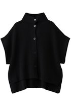 【スリー ドッツ/three dots】のウールカシミヤ ボタンベスト ブラック|ID: prp329100004708004 ipo3291000000034004839