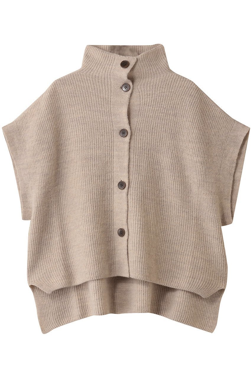【スリー ドッツ/three dots】のウールカシミヤ ボタンベスト インテリア・キッズ・メンズ・レディースファッション・服の通販 founy(ファニー) 　ファッション　Fashion　レディースファッション　Fashion for Women　トップス・カットソー　Cut & Sew Tops　ニット　Knit Tops & Sweaters　ベスト&ジレ / 重ね着スタイル　Vests & Gilets　カジュアルプルオーバー・ニットトップス　Pullovers & Knit Tops / Casual Pullovers　おすすめ　Recommended / Our Picks　セットアップ　Set-Up, Coordinated Outfit　ベスト　Vest, Waistcoat　新作・新入荷　New Arrivals / New In　秋　Autumn　グレージュメランジ|ID: prp329100004708004 ipo3291000000034004841