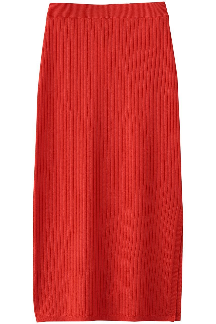 【スリー ドッツ/three dots】のウールアウトフィット ナロースカート インテリア・キッズ・メンズ・レディースファッション・服の通販 founy(ファニー) 　ファッション　Fashion　レディースファッション　Fashion for Women　スカート　Skirts　ロングスカート　Long Skirts / Maxi & Midi Skirts　おすすめ　Recommended / Our Picks　シンプル　Simple, Minimal　ストライプ　Stripe, Striped Pattern　スリット　Slit, Slit Detail　セットアップ　Set-Up, Coordinated Outfit　ロング　Long, Long-Length　エレガント 上品　Elegant　新作・新入荷　New Arrivals / New In　トマト|ID: prp329100004708010 ipo3291000000034004889