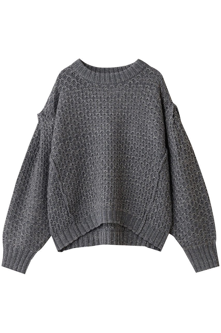 【スリー ドッツ/three dots】のスパークリングセーター トップ インテリア・キッズ・メンズ・レディースファッション・服の通販 founy(ファニー) 　ファッション　Fashion　レディースファッション　Fashion for Women　トップス・カットソー　Cut & Sew Tops　ニット　Knit Tops & Sweaters　カジュアルプルオーバー・ニットトップス　Pullovers & Knit Tops / Casual Pullovers　新作・新入荷　New Arrivals / New In　A/W・秋冬　Autumn/Winter　チャコール|ID: prp329100004708012 ipo3291000000034004903