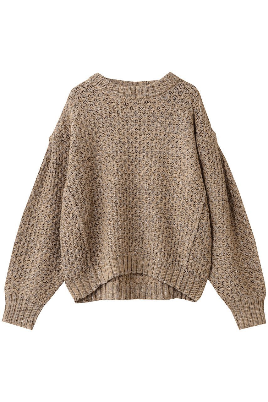 【スリー ドッツ/three dots】のスパークリングセーター トップ インテリア・キッズ・メンズ・レディースファッション・服の通販 founy(ファニー) 　ファッション　Fashion　レディースファッション　Fashion for Women　トップス・カットソー　Cut & Sew Tops　ニット　Knit Tops & Sweaters　カジュアルプルオーバー・ニットトップス　Pullovers & Knit Tops / Casual Pullovers　新作・新入荷　New Arrivals / New In　A/W・秋冬　Autumn/Winter　ベージュ|ID: prp329100004708012 ipo3291000000034004904