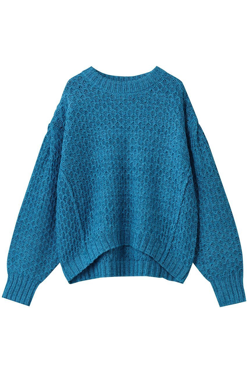 【スリー ドッツ/three dots】のスパークリングセーター トップ インテリア・キッズ・メンズ・レディースファッション・服の通販 founy(ファニー) 　ファッション　Fashion　レディースファッション　Fashion for Women　トップス・カットソー　Cut & Sew Tops　ニット　Knit Tops & Sweaters　カジュアルプルオーバー・ニットトップス　Pullovers & Knit Tops / Casual Pullovers　新作・新入荷　New Arrivals / New In　A/W・秋冬　Autumn/Winter　ブルー|ID: prp329100004708012 ipo3291000000034004905