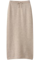 【スリー ドッツ/three dots】のウールカシミヤ スカート グレージュメランジ|ID: prp329100004708015 ipo3291000000034004929