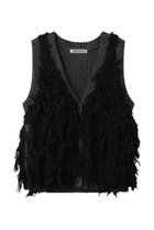 【プランク プロジェクト/PRANK PROJECT】のフラッフィーニットベスト / Fluffy Knit Vest BLK(ブラック)|ID: prp329100004708016 ipo3291000000034004936