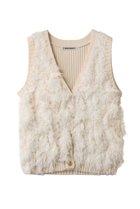 【プランク プロジェクト/PRANK PROJECT】のフラッフィーニットベスト / Fluffy Knit Vest WHT(ホワイト)|ID: prp329100004708016 ipo3291000000034004937