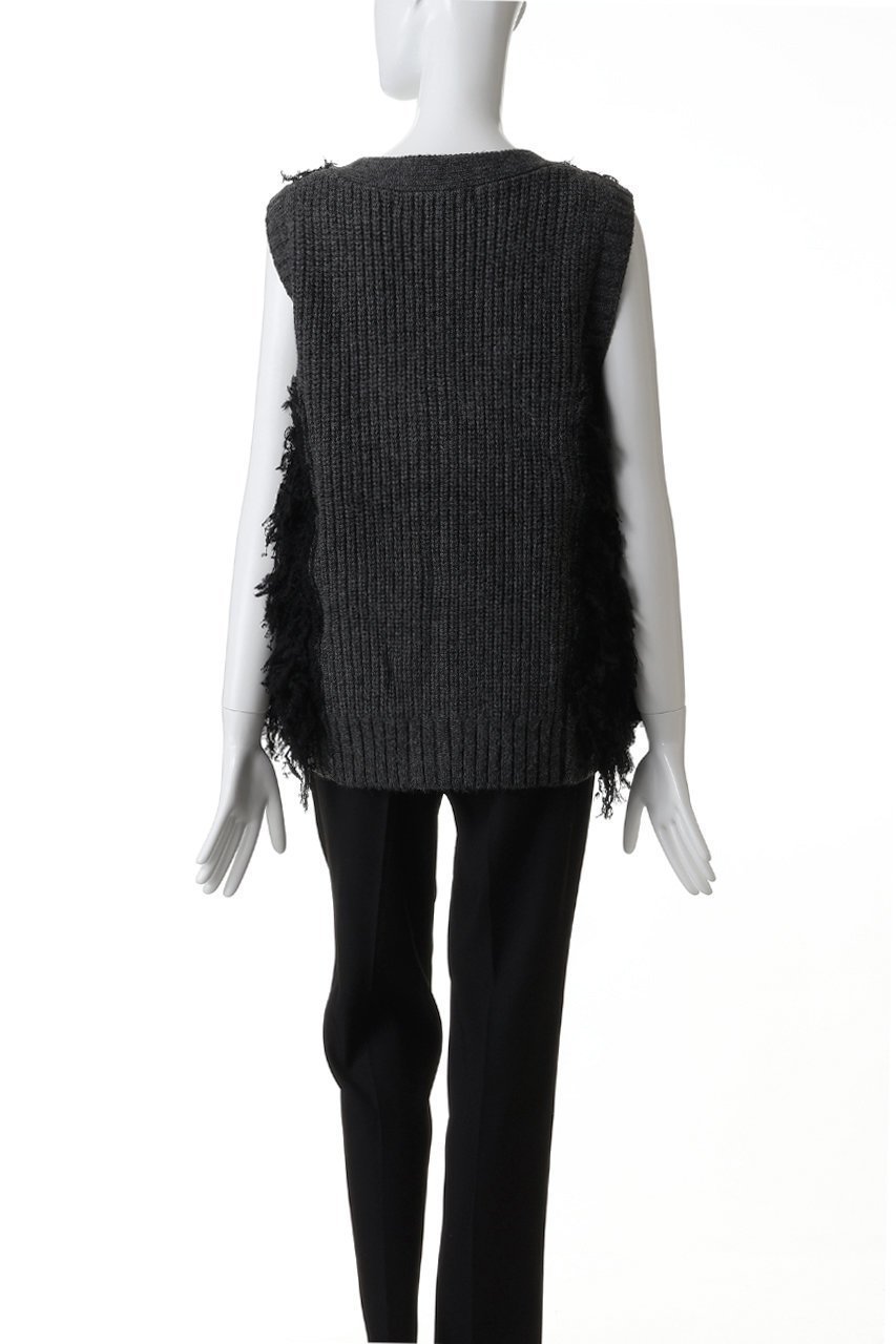【プランク プロジェクト/PRANK PROJECT】のフラッフィーニットベスト / Fluffy Knit Vest 人気、トレンドファッション・服の通販 founy(ファニー) 　ファッション　Fashion　レディースファッション　Fashion for Women　トップス・カットソー　Cut & Sew Tops　ニット　Knit Tops & Sweaters　カーディガン・羽織り　Layered Style Cardigans　ベスト&ジレ / 重ね着スタイル　Vests & Gilets　カーディガン　Cardigan, Knitwear　フロント　Front, Front Design　ベスト　Vest, Waistcoat　マニッシュ　Mannish, Boyish　新作・新入荷　New Arrivals / New In　other-4|ID: prp329100004708016 ipo3291000000034004940