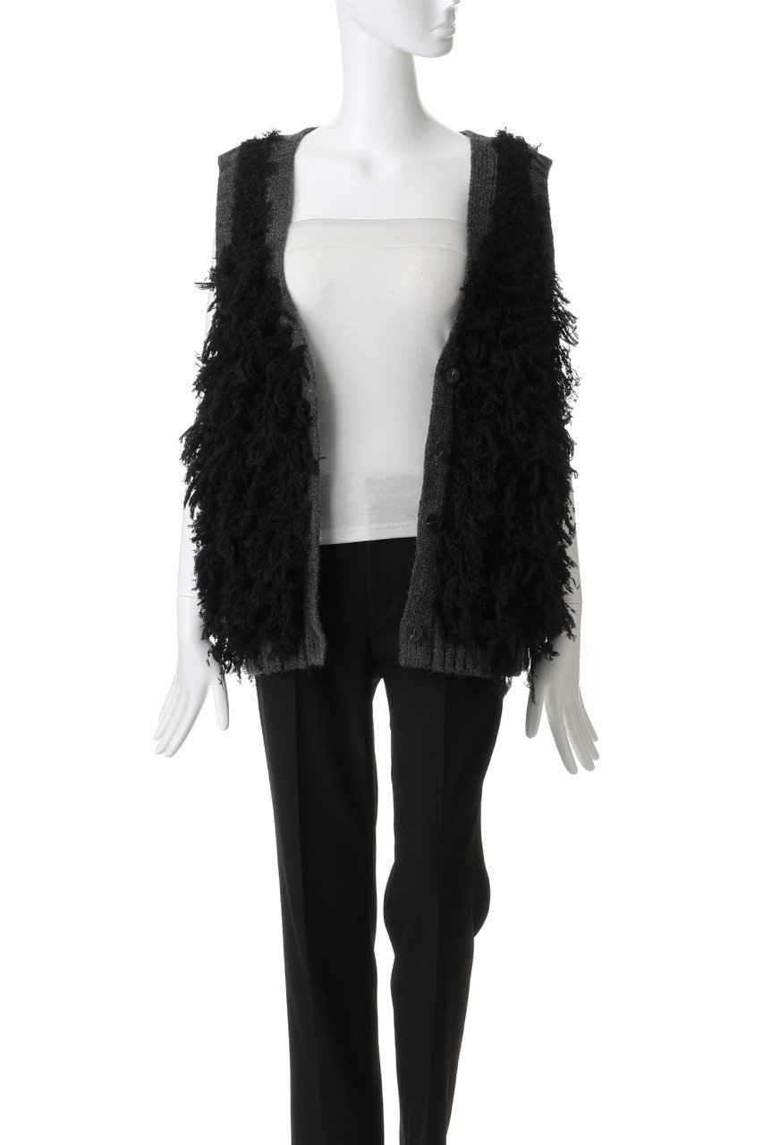 【プランク プロジェクト/PRANK PROJECT】のフラッフィーニットベスト / Fluffy Knit Vest 人気、トレンドファッション・服の通販 founy(ファニー) 　ファッション　Fashion　レディースファッション　Fashion for Women　トップス・カットソー　Cut & Sew Tops　ニット　Knit Tops & Sweaters　カーディガン・羽織り　Layered Style Cardigans　ベスト&ジレ / 重ね着スタイル　Vests & Gilets　カーディガン　Cardigan, Knitwear　フロント　Front, Front Design　ベスト　Vest, Waistcoat　マニッシュ　Mannish, Boyish　新作・新入荷　New Arrivals / New In　other-7|ID: prp329100004708016 ipo3291000000034004943