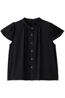 【スリー ドッツ/three dots】のシルキーツイル トップス 人気、トレンドファッション・服の通販 founy(ファニー) ファッション Fashion レディースファッション Fashion for Women トップス・カットソー Cut & Sew Tops シャツ・ブラウス・オフィスカジュアル Elegant Blouses & Button-Ups ロングTシャツ・Tシャツ Longline T-Shirts & Tees カットソー・ベーシックTシャツ Cut-and-Sewn Tops / Stretch Tees & Basics おすすめ Recommended / Our Picks ギャザー Gathered, Ruffled ショート Short, Short Length シルク Silk, 100% Silk スリーブ Sleeve, Long Sleeve / Short Sleeve セットアップ Set-Up, Coordinated Outfit フレア Flare, Flared 新作・新入荷 New Arrivals / New In |ID:prp329100004708020