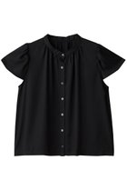 【スリー ドッツ/three dots】のシルキーツイル トップス ブラック|ID: prp329100004708020 ipo3291000000034004973