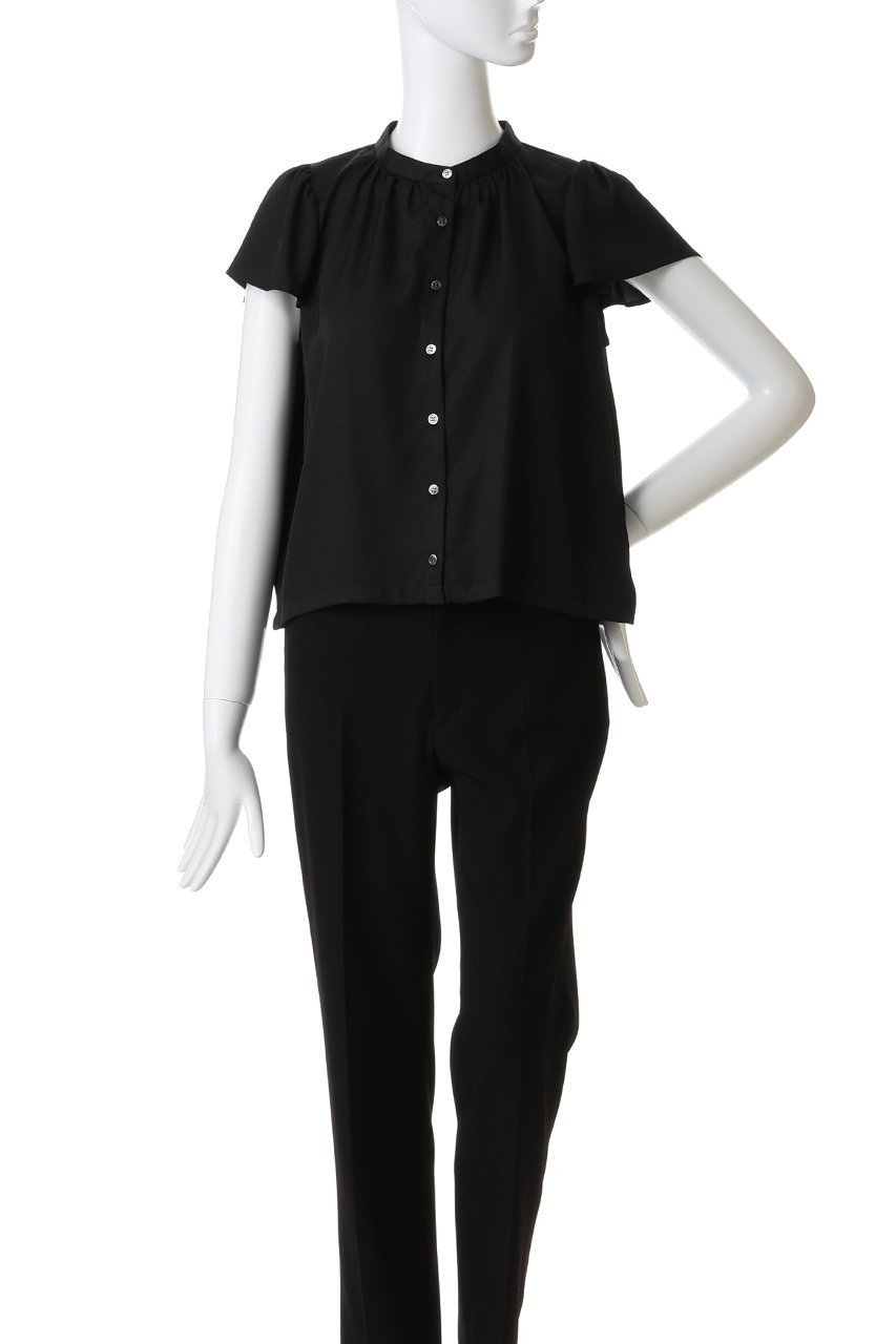 【スリー ドッツ/three dots】のシルキーツイル トップス 人気、トレンドファッション・服の通販 founy(ファニー) 　ファッション　Fashion　レディースファッション　Fashion for Women　トップス・カットソー　Cut & Sew Tops　シャツ・ブラウス・オフィスカジュアル　Elegant Blouses & Button-Ups　ロングTシャツ・Tシャツ　Longline T-Shirts & Tees　カットソー・ベーシックTシャツ　Cut-and-Sewn Tops / Stretch Tees & Basics　おすすめ　Recommended / Our Picks　ギャザー　Gathered, Ruffled　ショート　Short, Short Length　シルク　Silk, 100% Silk　スリーブ　Sleeve, Long Sleeve / Short Sleeve　セットアップ　Set-Up, Coordinated Outfit　フレア　Flare, Flared　新作・新入荷　New Arrivals / New In　other-2|ID: prp329100004708020 ipo3291000000034004975