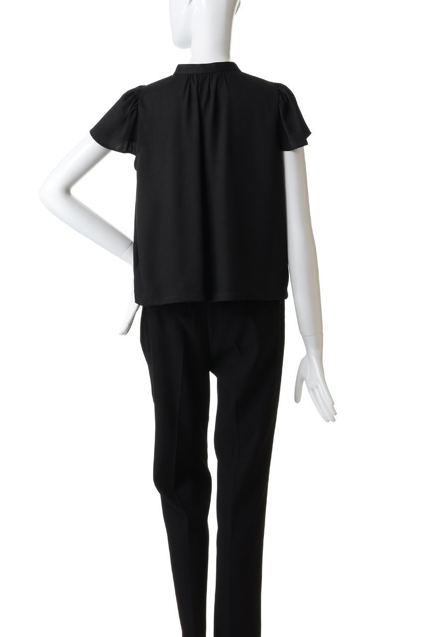 【スリー ドッツ/three dots】のシルキーツイル トップス 人気、トレンドファッション・服の通販 founy(ファニー) 　ファッション　Fashion　レディースファッション　Fashion for Women　トップス・カットソー　Cut & Sew Tops　シャツ・ブラウス・オフィスカジュアル　Elegant Blouses & Button-Ups　ロングTシャツ・Tシャツ　Longline T-Shirts & Tees　カットソー・ベーシックTシャツ　Cut-and-Sewn Tops / Stretch Tees & Basics　おすすめ　Recommended / Our Picks　ギャザー　Gathered, Ruffled　ショート　Short, Short Length　シルク　Silk, 100% Silk　スリーブ　Sleeve, Long Sleeve / Short Sleeve　セットアップ　Set-Up, Coordinated Outfit　フレア　Flare, Flared　新作・新入荷　New Arrivals / New In　other-4|ID: prp329100004708020 ipo3291000000034004977