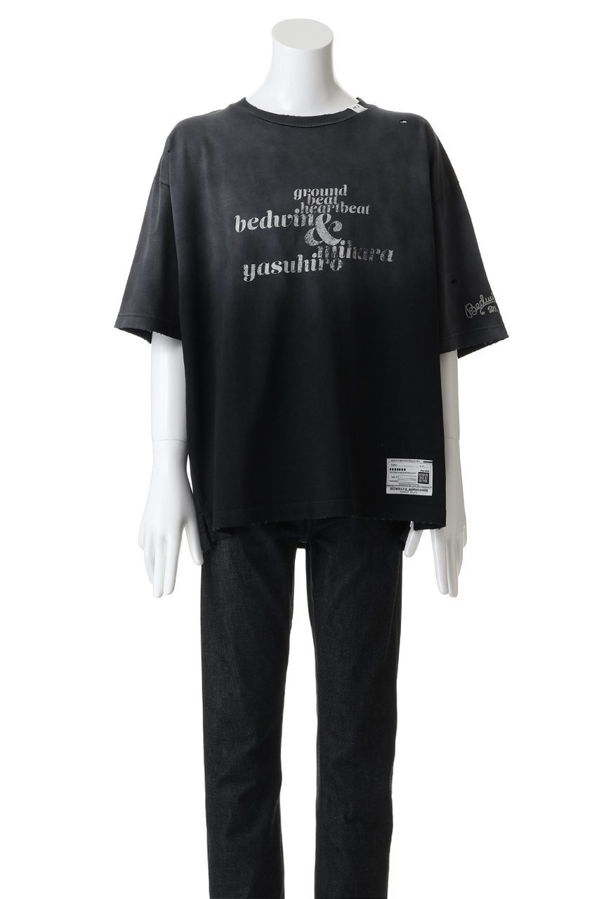 【メゾン ミハラヤスヒロ/Maison MIHARA YASUHIRO / MEN】の【MEN】【Maison MIHARA YASUHIRO × BEDWIN & THE HEARTBREAKERS】 PHOTO PRINT Tシャツ 人気、トレンドファッション・服の通販 founy(ファニー) 　ファッション　Fashion　メンズファッション　Fashion for Men　トップス・カットソー　Cut & Sew Tops　メンズシャツ　Shirts　コラボ　Collaboration, Collab　ショート　Short, Short Length　スリーブ　Sleeve, Long Sleeve / Short Sleeve　ダメージ　Distressed, Destroyed　プリント　Print, Printed Pattern　新作・新入荷　New Arrivals / New In　other-2|ID: prp329100004708029 ipo3291000000034005068