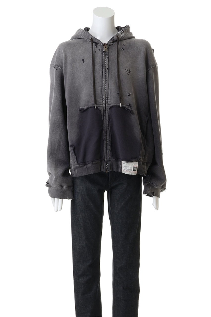 【メゾン ミハラヤスヒロ/Maison MIHARA YASUHIRO / MEN】の【MEN】SUN FADED パーカー 人気、トレンドファッション・服の通販 founy(ファニー) 　ファッション　Fashion　メンズファッション　Fashion for Men　トップス・カットソー　Cut & Sew Tops　パーカー・フーディー / カジュアルコーデ　Hoodies & Parkas　メンズシャツ　Shirts　ダメージ　Distressed, Destroyed　パーカー　Hoodie, Parka　フロント　Front, Front Design　ブリーチ　Bleach, Washed Finish　ボトム　Bottoms, Lower Wear　ポケット　Pocket, Pocket Detail　新作・新入荷　New Arrivals / New In　other-2|ID: prp329100004708032 ipo3291000000034005093