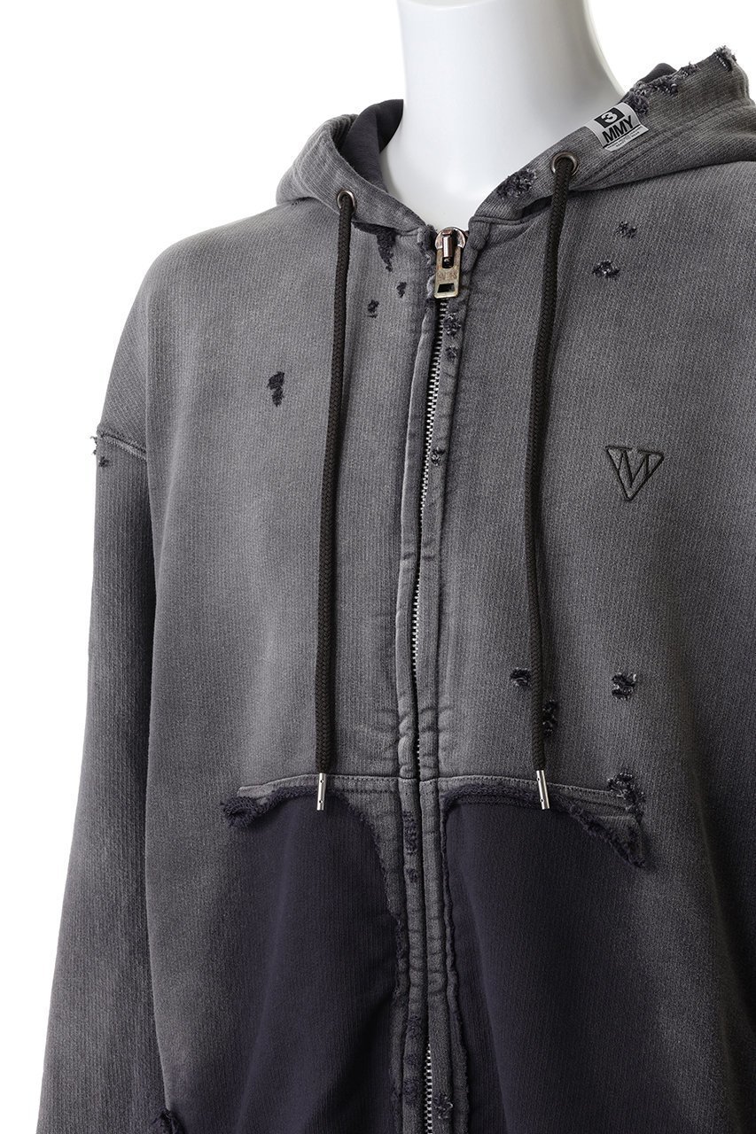 【メゾン ミハラヤスヒロ/Maison MIHARA YASUHIRO / MEN】の【MEN】SUN FADED パーカー 人気、トレンドファッション・服の通販 founy(ファニー) 　ファッション　Fashion　メンズファッション　Fashion for Men　トップス・カットソー　Cut & Sew Tops　パーカー・フーディー / カジュアルコーデ　Hoodies & Parkas　メンズシャツ　Shirts　ダメージ　Distressed, Destroyed　パーカー　Hoodie, Parka　フロント　Front, Front Design　ブリーチ　Bleach, Washed Finish　ボトム　Bottoms, Lower Wear　ポケット　Pocket, Pocket Detail　新作・新入荷　New Arrivals / New In　other-5|ID: prp329100004708032 ipo3291000000034005096