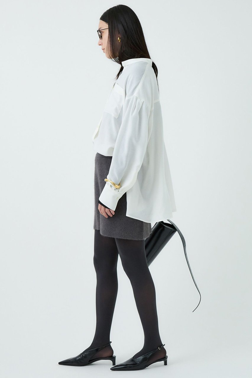 【カオス/Chaos】のパランビエラシャツ 人気、トレンドファッション・服の通販 founy(ファニー) 　ファッション　Fashion　レディースファッション　Fashion for Women　トップス・カットソー　Cut & Sew Tops　シャツ・ブラウス・オフィスカジュアル　Elegant Blouses & Button-Ups　キュプラ　Cupro, Eco Fabric　スリーブ　Sleeve, Long Sleeve / Short Sleeve　ドレープ　Drape, Draping Fabric　バランス　Balance, Style Balance　フェミニン　Feminine, Girly　ロング　Long, Long-Length　新作・新入荷　New Arrivals / New In　other-3|ID: prp329100004708033 ipo3291000000034005102