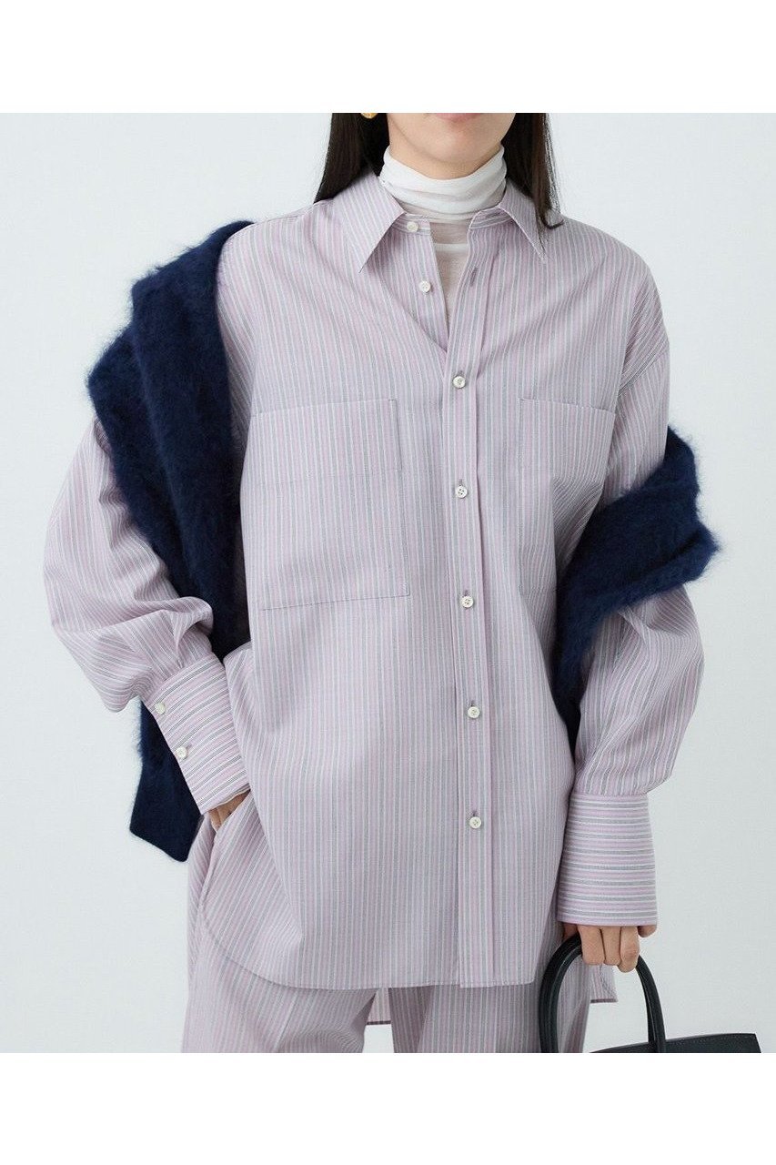 【カオス/Chaos】のウィンターボーイフレンドシャツ 人気、トレンドファッション・服の通販 founy(ファニー) 　ファッション　Fashion　レディースファッション　Fashion for Women　トップス・カットソー　Cut & Sew Tops　シャツ・ブラウス・オフィスカジュアル　Elegant Blouses & Button-Ups　ウォッシャブル　Machine Washable　クール　Cool, Chic　スリーブ　Sleeve, Long Sleeve / Short Sleeve　ロング　Long, Long-Length　夏　Summer　新作・新入荷　New Arrivals / New In　 other-1|ID: prp329100004708034 ipo3291000000034005108
