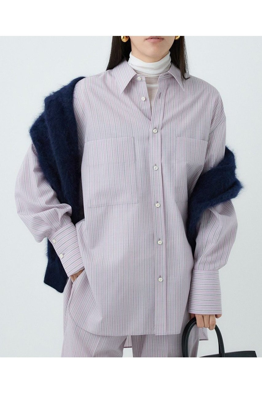 【カオス/Chaos】のウィンターボーイフレンドシャツ インテリア・キッズ・メンズ・レディースファッション・服の通販 founy(ファニー) 　ファッション　Fashion　レディースファッション　Fashion for Women　トップス・カットソー　Cut & Sew Tops　シャツ・ブラウス・オフィスカジュアル　Elegant Blouses & Button-Ups　ウォッシャブル　Machine Washable　クール　Cool, Chic　スリーブ　Sleeve, Long Sleeve / Short Sleeve　ロング　Long, Long-Length　夏　Summer　新作・新入荷　New Arrivals / New In　アッシュピンクst|ID: prp329100004708034 ipo3291000000034005109