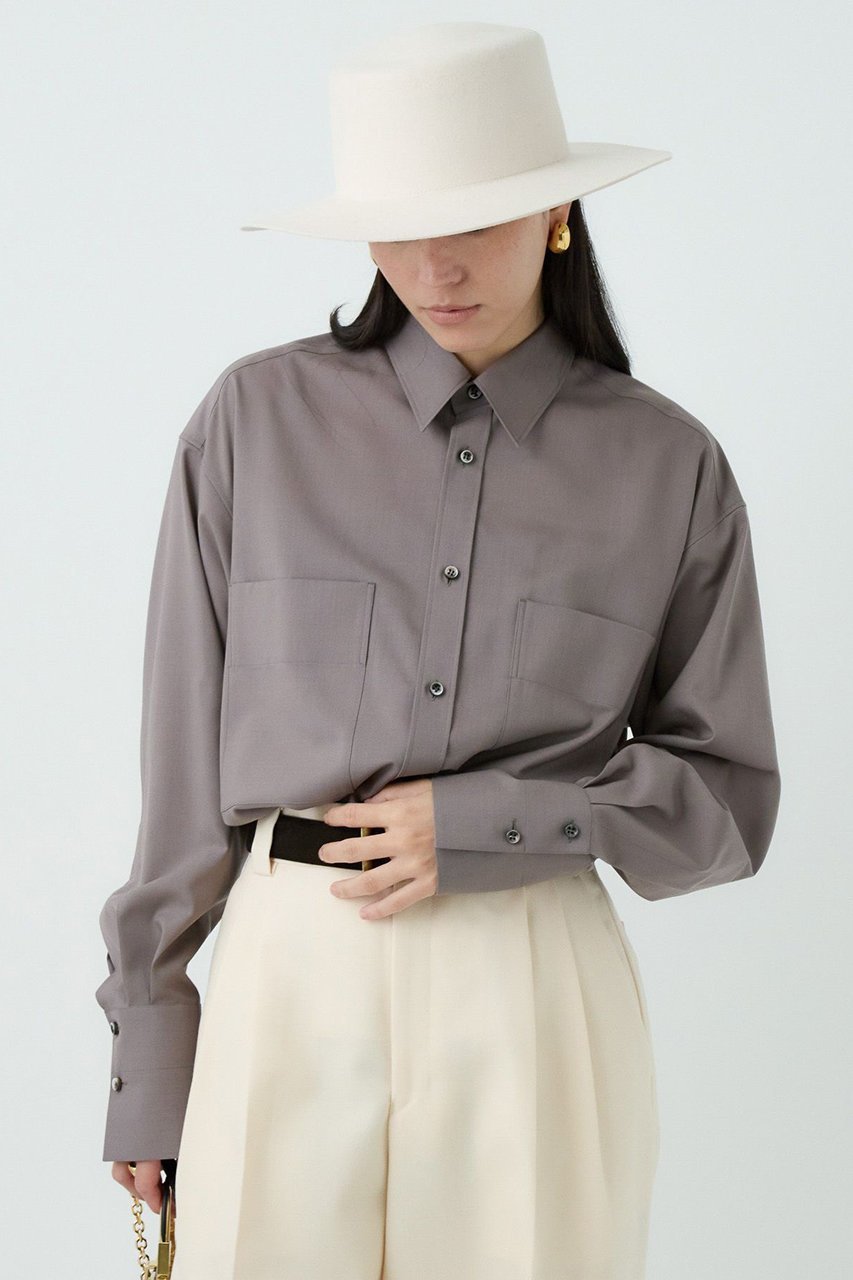 【カオス/Chaos】のウィンターボーイフレンドシャツ 人気、トレンドファッション・服の通販 founy(ファニー) 　ファッション　Fashion　レディースファッション　Fashion for Women　トップス・カットソー　Cut & Sew Tops　シャツ・ブラウス・オフィスカジュアル　Elegant Blouses & Button-Ups　ウォッシャブル　Machine Washable　クール　Cool, Chic　スリーブ　Sleeve, Long Sleeve / Short Sleeve　ロング　Long, Long-Length　夏　Summer　新作・新入荷　New Arrivals / New In　other-6|ID: prp329100004708034 ipo3291000000034005115