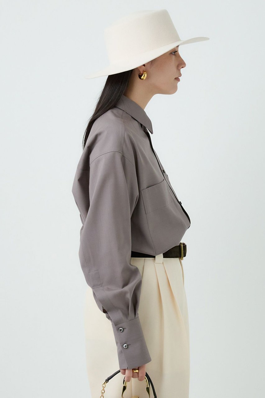 【カオス/Chaos】のウィンターボーイフレンドシャツ 人気、トレンドファッション・服の通販 founy(ファニー) 　ファッション　Fashion　レディースファッション　Fashion for Women　トップス・カットソー　Cut & Sew Tops　シャツ・ブラウス・オフィスカジュアル　Elegant Blouses & Button-Ups　ウォッシャブル　Machine Washable　クール　Cool, Chic　スリーブ　Sleeve, Long Sleeve / Short Sleeve　ロング　Long, Long-Length　夏　Summer　新作・新入荷　New Arrivals / New In　other-7|ID: prp329100004708034 ipo3291000000034005116
