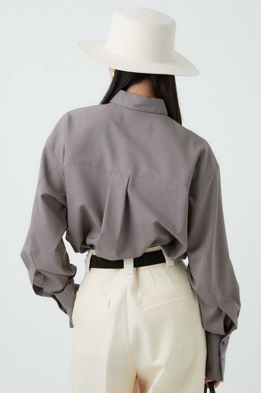 【カオス/Chaos】のウィンターボーイフレンドシャツ 人気、トレンドファッション・服の通販 founy(ファニー) 　ファッション　Fashion　レディースファッション　Fashion for Women　トップス・カットソー　Cut & Sew Tops　シャツ・ブラウス・オフィスカジュアル　Elegant Blouses & Button-Ups　ウォッシャブル　Machine Washable　クール　Cool, Chic　スリーブ　Sleeve, Long Sleeve / Short Sleeve　ロング　Long, Long-Length　夏　Summer　新作・新入荷　New Arrivals / New In　other-8|ID: prp329100004708034 ipo3291000000034005117