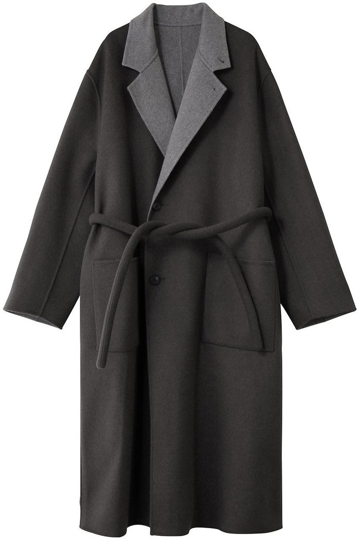 【シュタイン/ssstein】の【UNISEX】WOOL/CASHMERE REVERSIBLE NOTCH LAPEL COAT インテリア・キッズ・メンズ・レディースファッション・服の通販 founy(ファニー) https://founy.com/ ファッション Fashion レディースファッション Fashion for Women アウター Coat / Outerwear Collection コート・ロングコート・ピーコート Long Coats, Peacoats & More ユニセックス Unisex, Genderless クッション Cushion, Throw Pillow ダブル Double, Double-Breasted フェイス Face, Facial Design リバーシブル Reversible, Two-Sided ロング Long, Long-Length |ID: prp329100004708035 ipo3291000000035869899