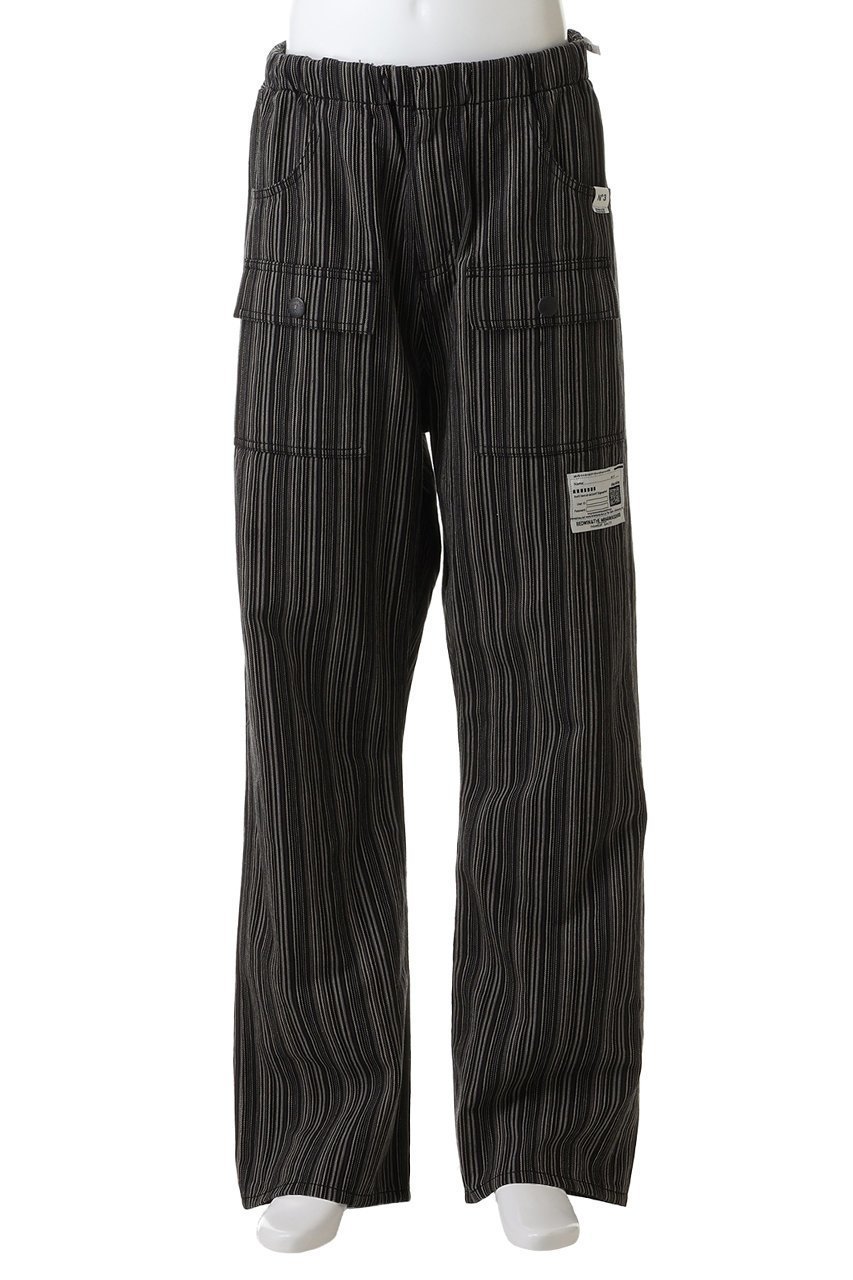【メゾン ミハラヤスヒロ/Maison MIHARA YASUHIRO / MEN】の【MEN】【Maison MIHARA YASUHIRO × BEDWIN & THE HEARTBREAKERS】 BUSH パンツ 人気、トレンドファッション・服の通販 founy(ファニー) 　ファッション　Fashion　メンズファッション　Fashion for Men　ボトムス　Bottoms　おすすめ　Recommended / Our Picks　コラボ　Collaboration, Collab　ジャケット　Jacket, Outerwear　スウェット / スエット　Sweatshirt, Sweatwear　ストライプ　Stripe, Striped Pattern　ポケット　Pocket, Pocket Detail　ワイド　Wide, Wide Fit　other-2|ID: prp329100004708038 ipo3291000000035869955
