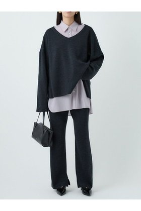 【カオス/Chaos】 シエラウールニットパンツ人気、トレンドファッション・服の通販 founy(ファニー) ファッション Fashion レディースファッション Fashion for Women パンツ Pants & Trousers セットアップ Set-Up, Coordinated Outfit フレア Flare, Flared 新作・新入荷 New Arrivals / New In |ID:prp329100004708041