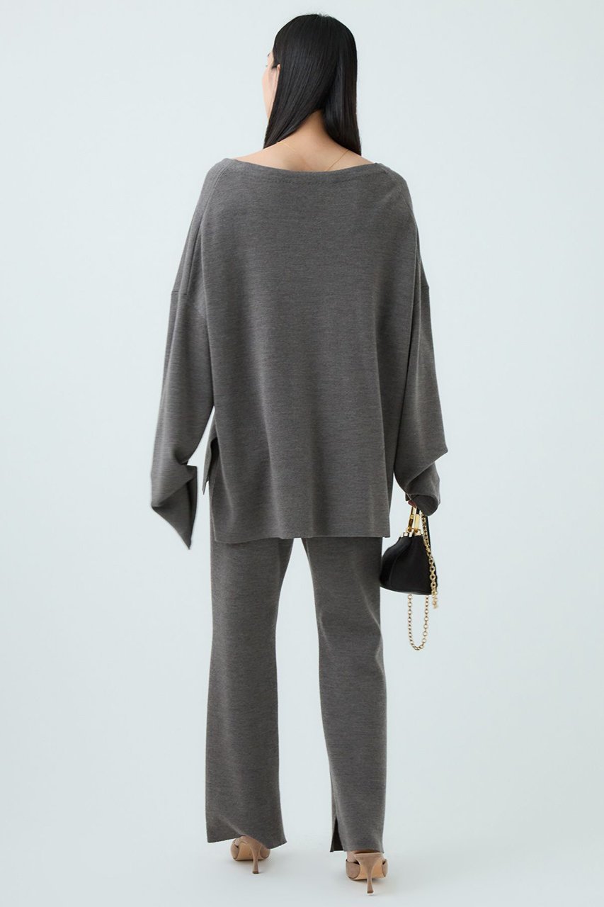 【カオス/Chaos】のシエラウールニットパンツ 人気、トレンドファッション・服の通販 founy(ファニー) 　ファッション　Fashion　レディースファッション　Fashion for Women　パンツ　Pants & Trousers　セットアップ　Set-Up, Coordinated Outfit　フレア　Flare, Flared　other-5|ID: prp329100004708041 ipo3291000000036056245