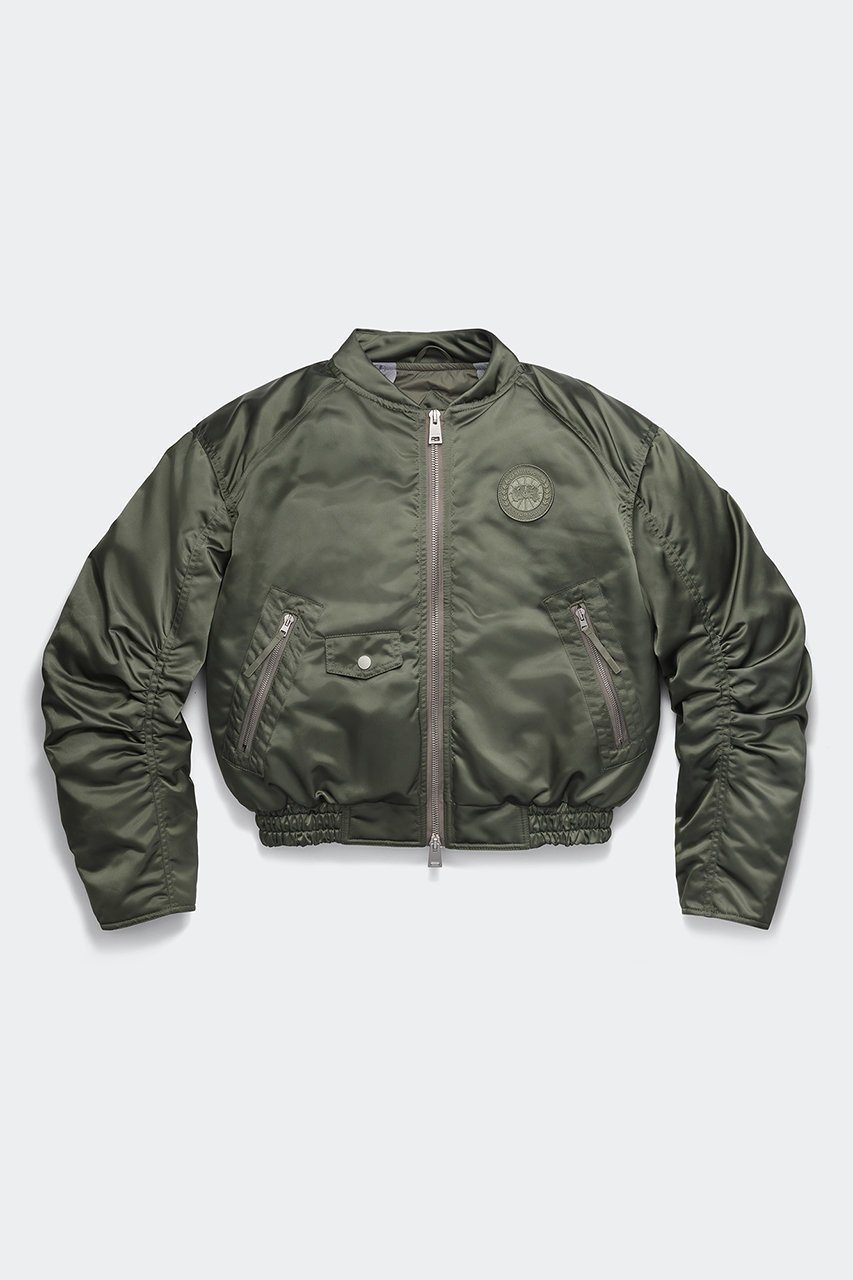 【カナダグース/CANADA GOOSE】の4904WT Jade Bomber ジェイド ボンバー インテリア・キッズ・メンズ・レディースファッション・服の通販 founy(ファニー) ファッション Fashion レディースファッション Fashion for Women アウター Coat / Outerwear Collection レディースジャケット・軽アウター Jackets ギャザー Gathered, Ruffled クラシック Classic, Timeless Style サテン Satin, Glossy Fabric ジップ Zip, Zipper ジャケット Jacket, Outerwear ダウン Down, Puffer 定番 Standard, Basic Item ハンド Hand, Handmade フェミニン Feminine, Girly ポケット Pocket, Pocket Detail モダン Modern, Contemporary リブニット Rib Knit, Ribbed Knit 再入荷 Restock / Back in Stock セージブラッシュ|ID: prp329100004708047 ipo3291000000034495436