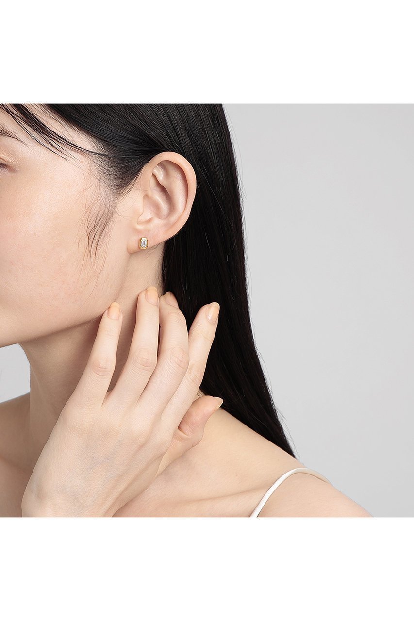 【プラス ヴァンドーム/Plus Vendome】のLAB K10 モアッサナイト ピアス 人気、トレンドファッション・服の通販 founy(ファニー) 　ファッション　Fashion　レディースファッション　Fashion for Women　ジュエリー　Jewelry　ファッションリング　Fashion Rings　イヤリング・フープ・ドロップタイプ　Hoop, Drop & Clip Earrings　イエロー　Yellow　イヤリング　Earrings　シリコン　Silicone, Silicone Material　ダイヤモンド　Diamond, Brilliant Cut　バタフライ　Butterfly, Butterfly Motif　フランス　France, French　モダン　Modern, Contemporary　other-2|ID: prp329100004709201 ipo3291000000035725855